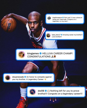 开云-众星齐贺保罗退役！詹姆斯：了不起的生涯，冠军！